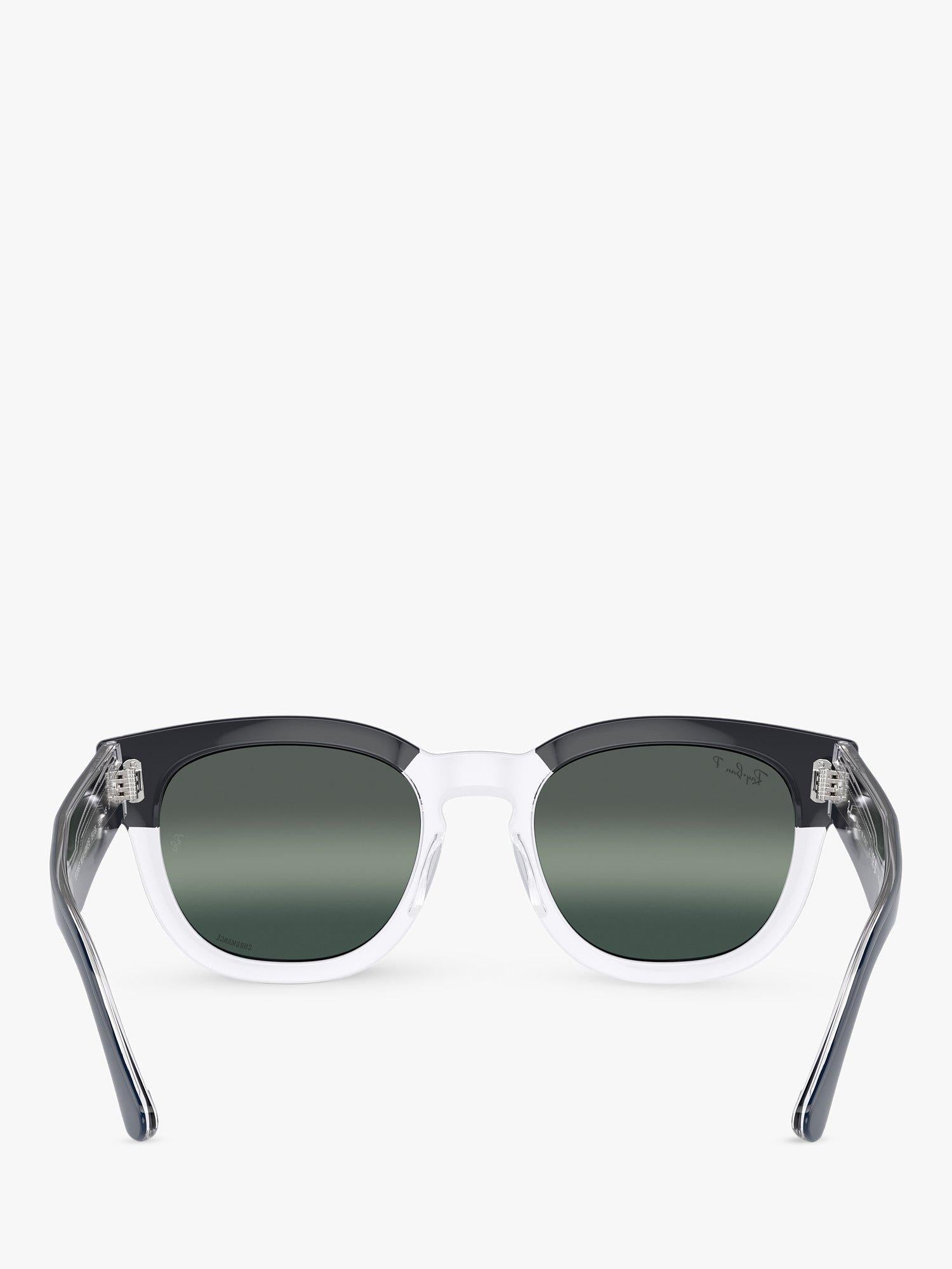 Ray-Ban RB0298S round sunglasses blue transparent frame 53mm, imported from the UK