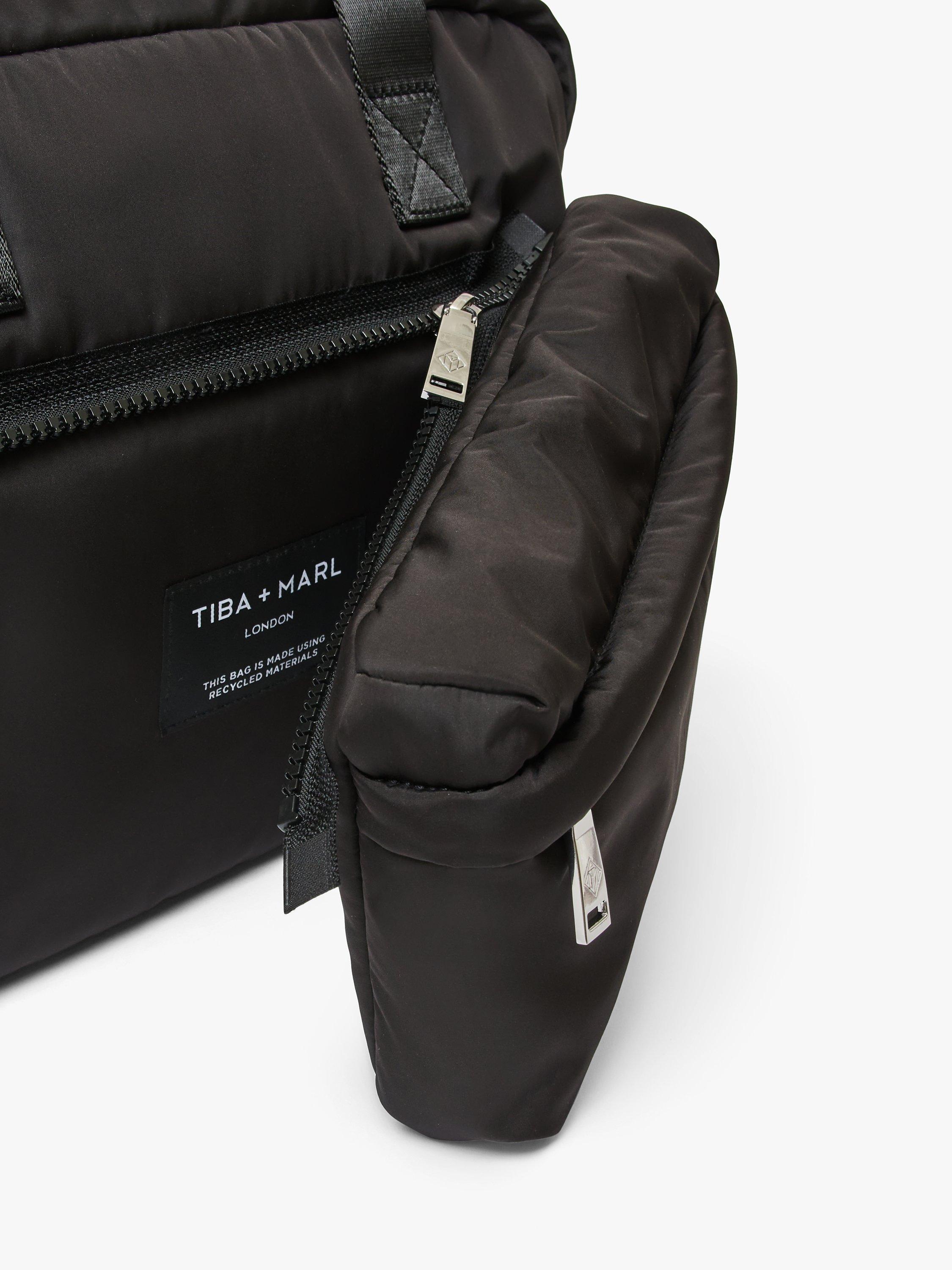 Tiba & Marl Phoenix Holdall black 24L, imported from the UK