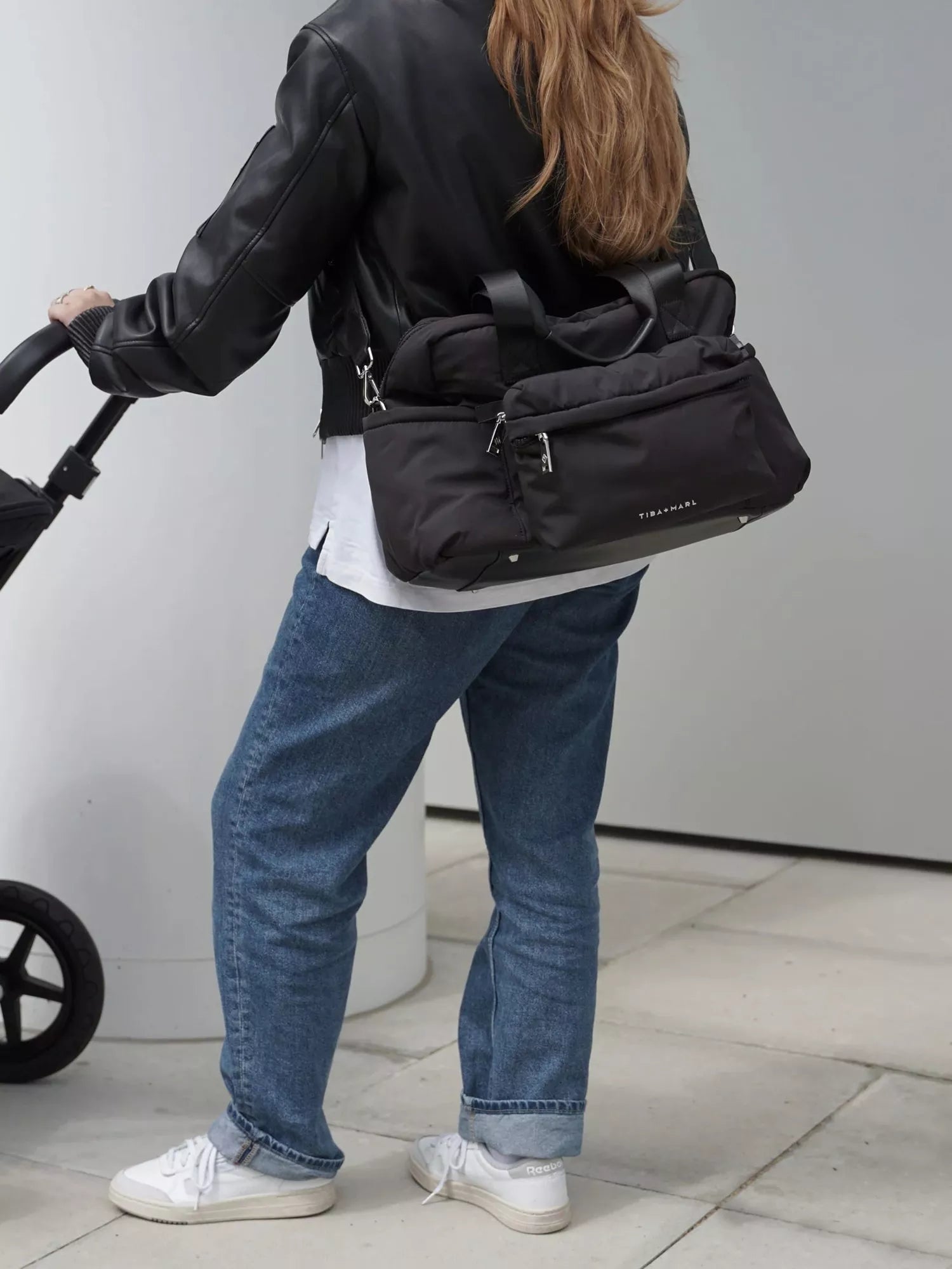 Tiba & Marl Phoenix Holdall black 24L, imported from the UK