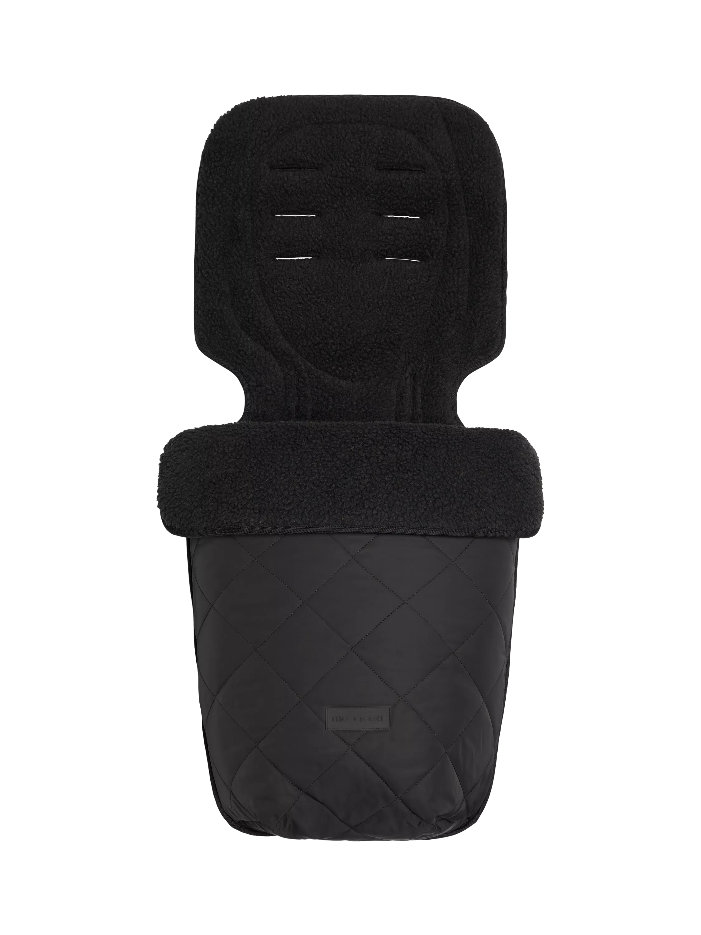 Tiba + Marl quilted footmuff for baby strollers (British brand)