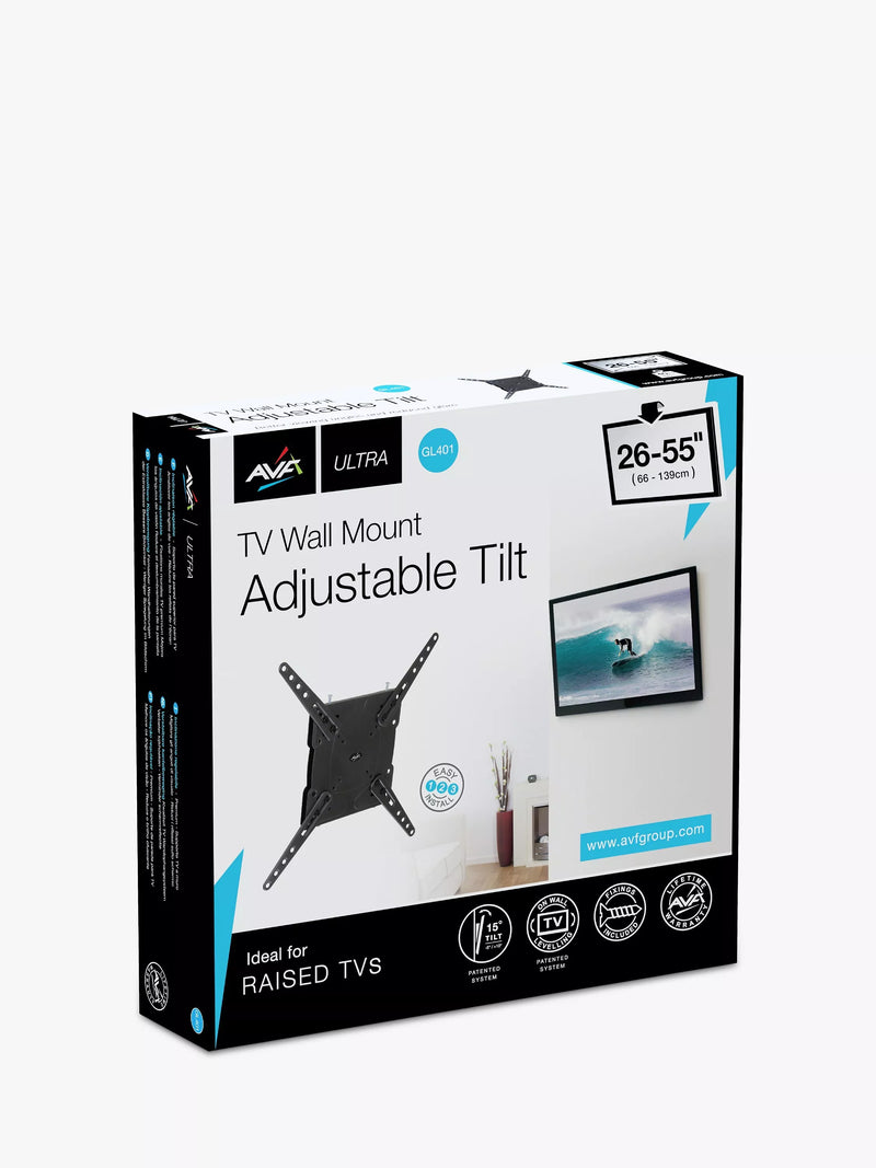 AVF tilting wall mount for 26-65 inch TVs - British product