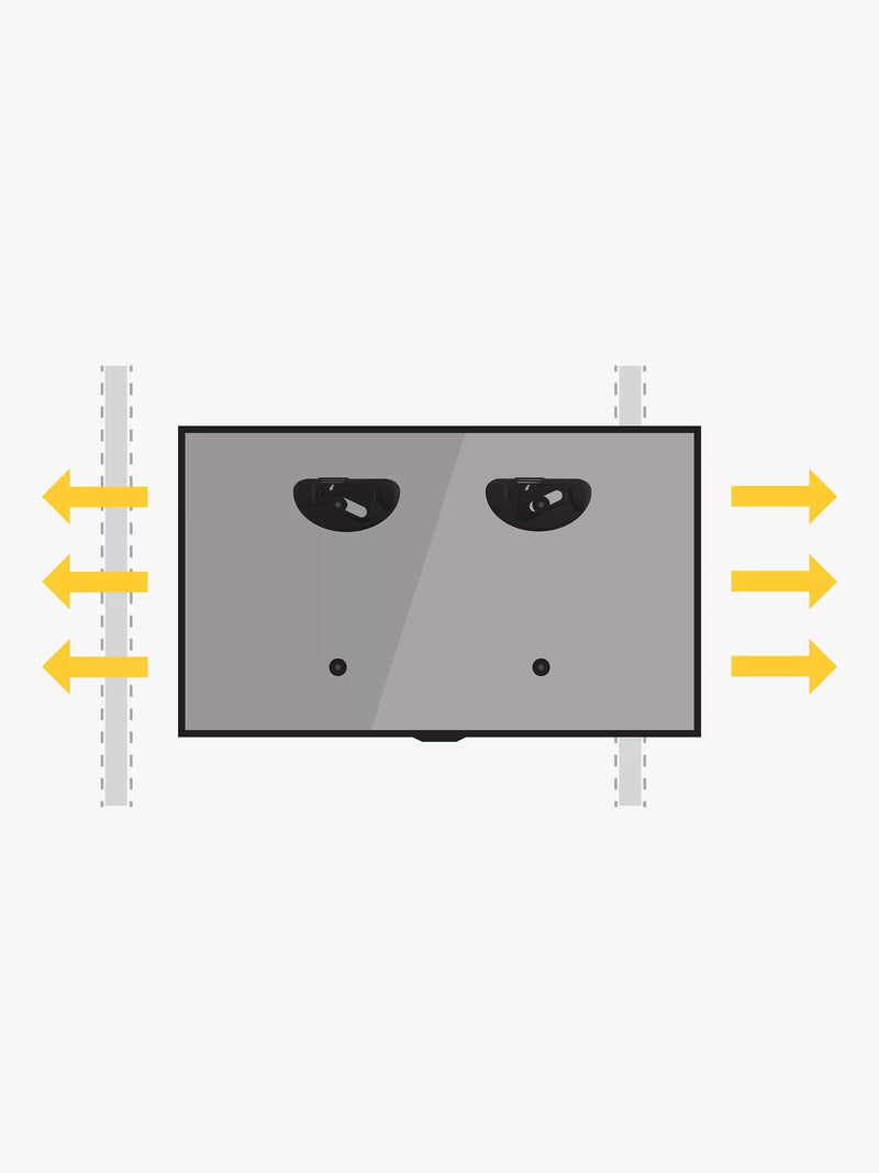 AVF flat wall mount for TVs 32-80 black, UK version