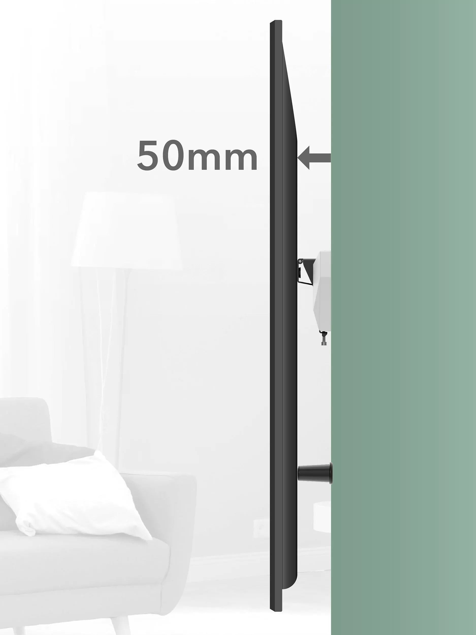 AVF JML8750 flat TV wall mount white (British brand)