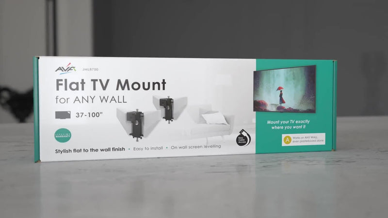 AVF JML8750 flat TV wall mount white (British brand)