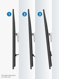 AVF fixed tilt wall mount white - British product