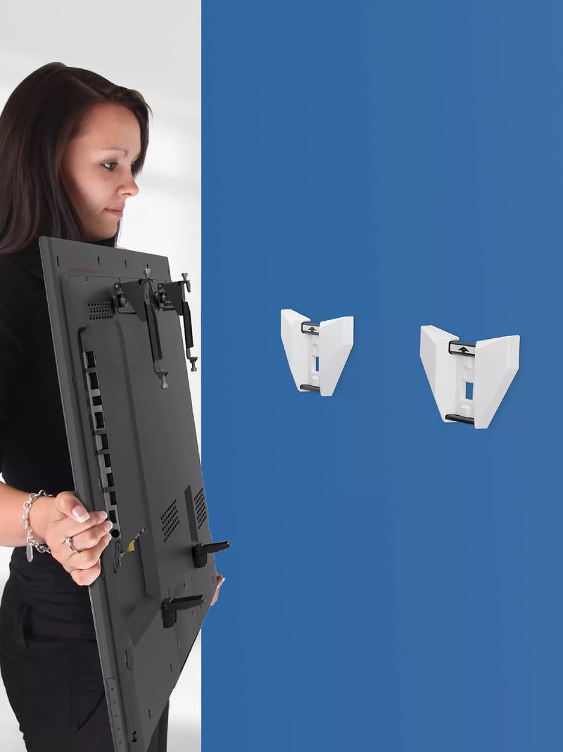 AVF fixed tilt wall mount white - British product