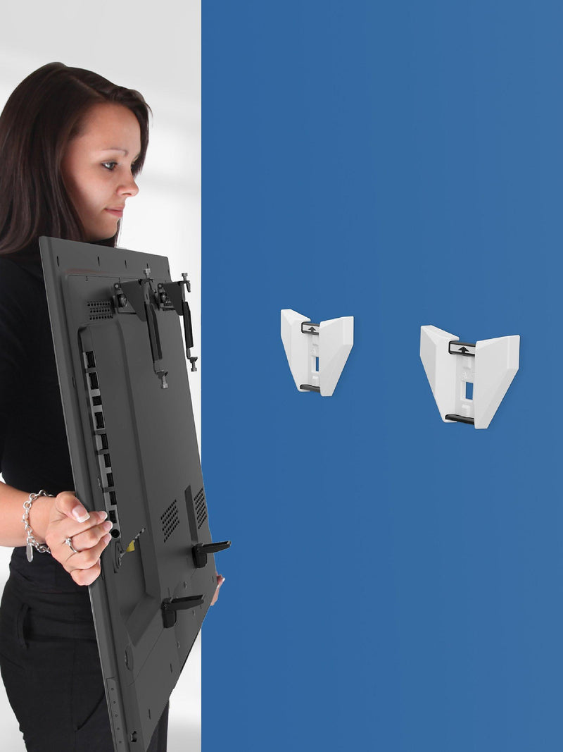AVF fixed tilt wall mount white - British product