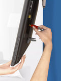 AVF fixed tilt wall mount white - British product
