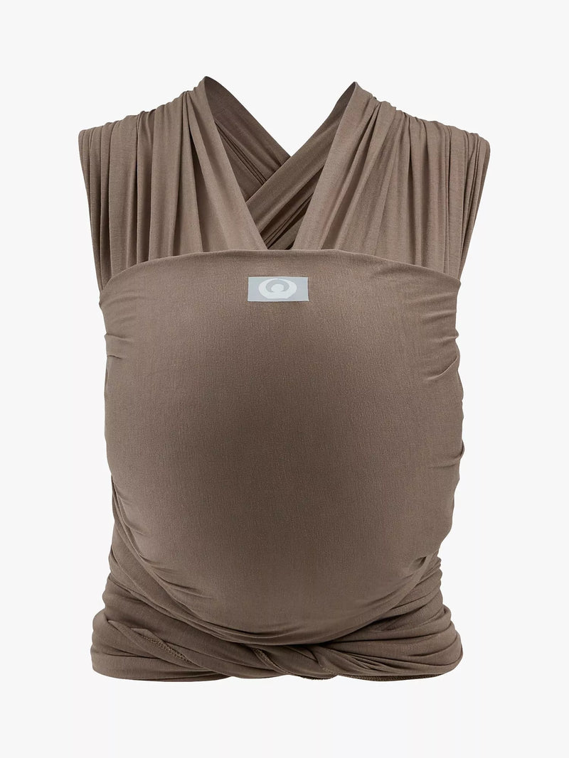 Gaia Baby Organic Cotton Stretchy Wrap Baby Carrier - Silver Grey