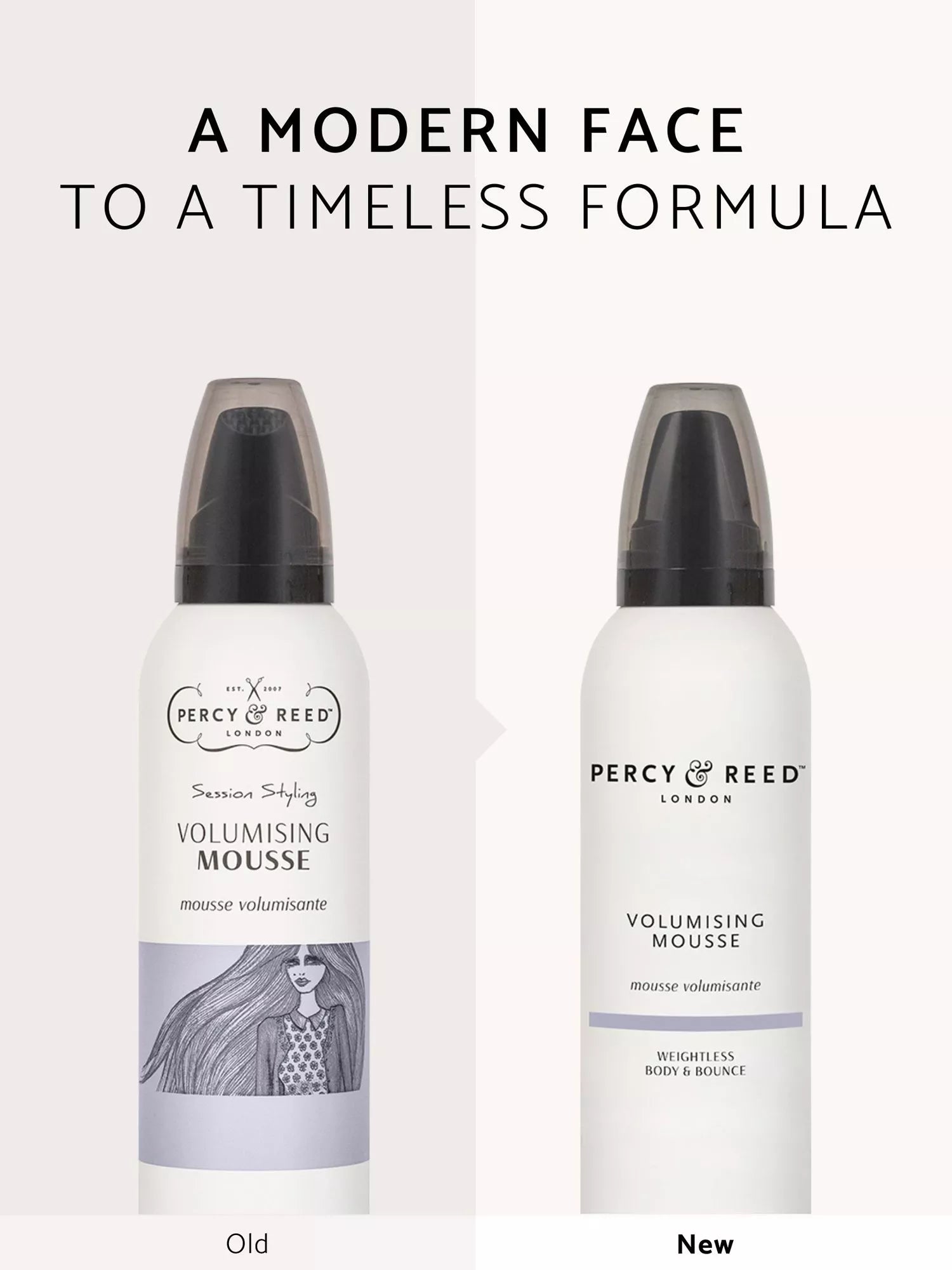 Percy & Reed volumising mousse 200ml - British product