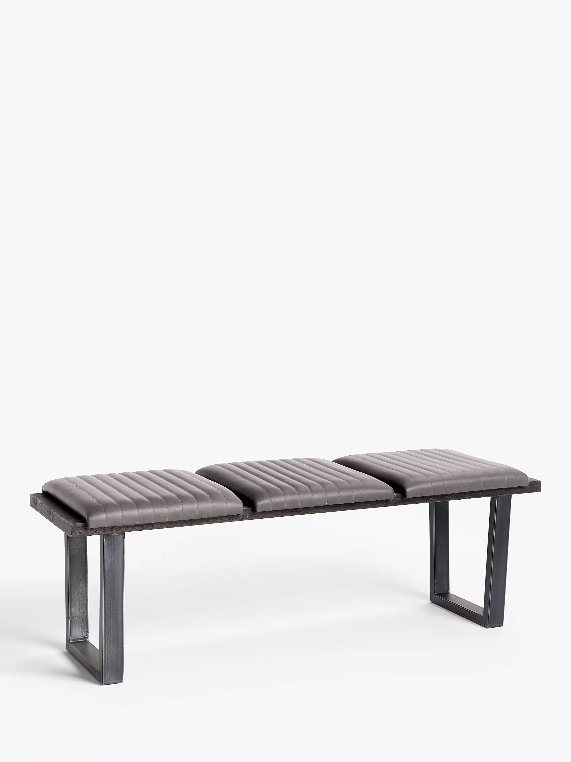 John Lewis Brooks II bench seat pads Mocha set of 3 (British brand)