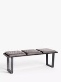 John Lewis Brooks II bench seat pads Mocha set of 3 (British brand)