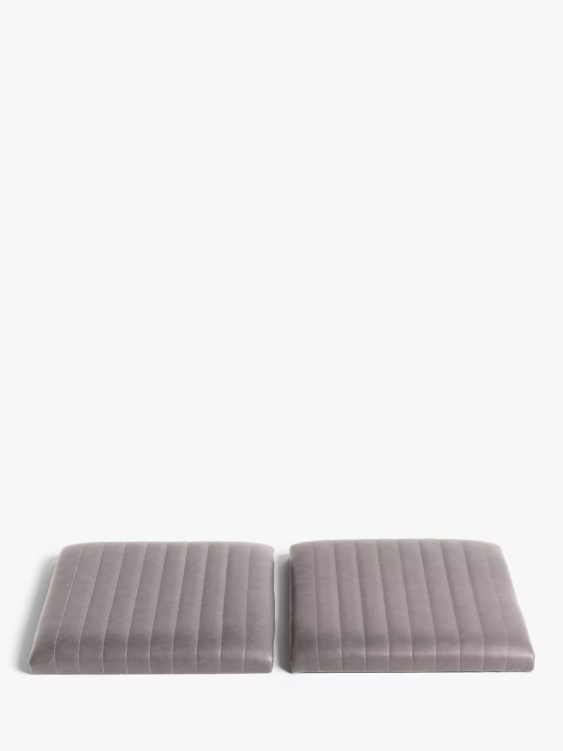 John Lewis Brooks II bench seat pads Mocha set of 3 (British brand)