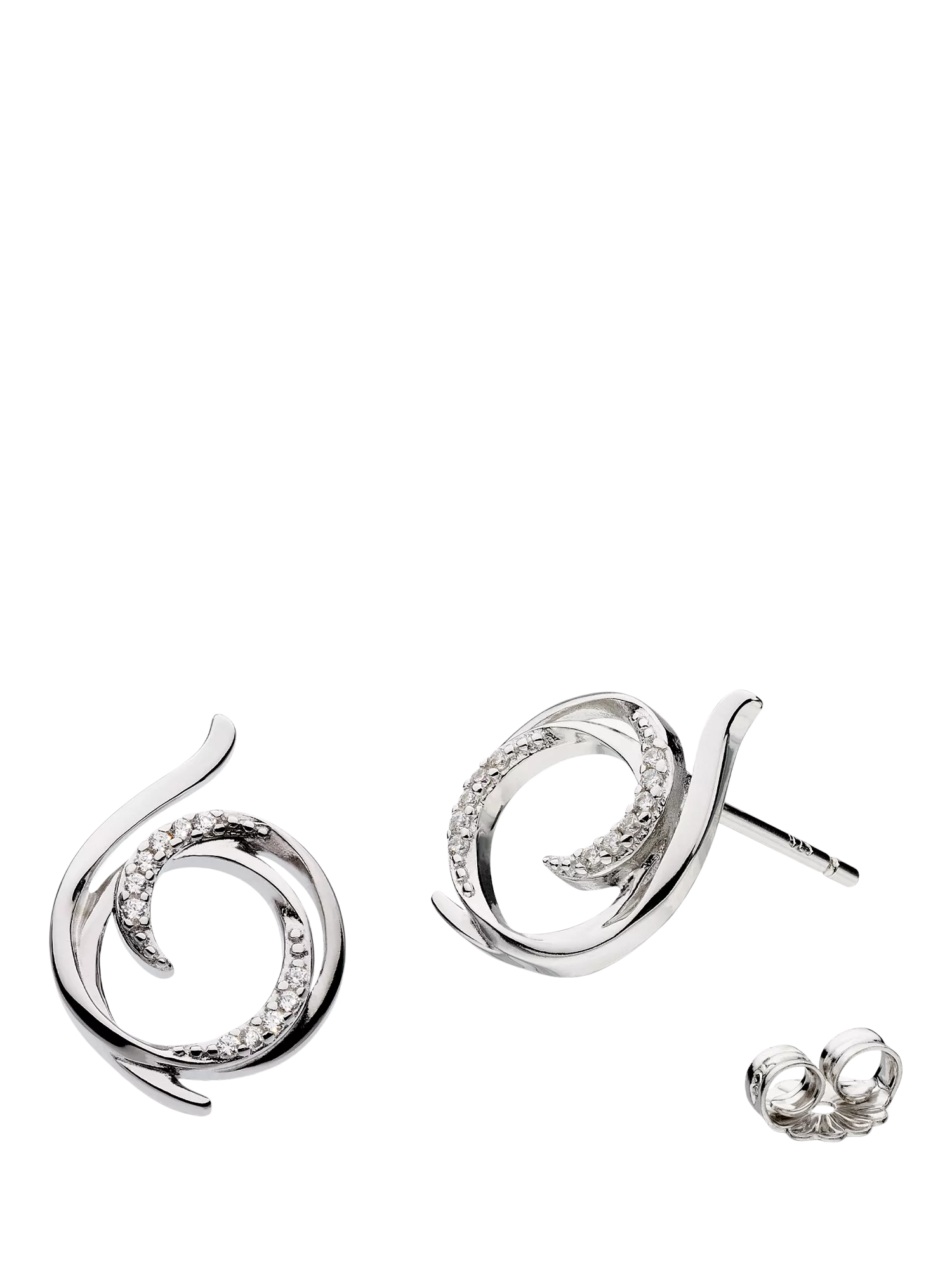 Kit Heath Helix Zirkonia-Steck-Ohrringe (britische Marke)