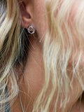 Kit Heath Helix cubic zirconia stud earrings (British brand)