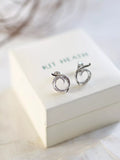 Kit Heath Helix cubic zirconia stud earrings (British brand)