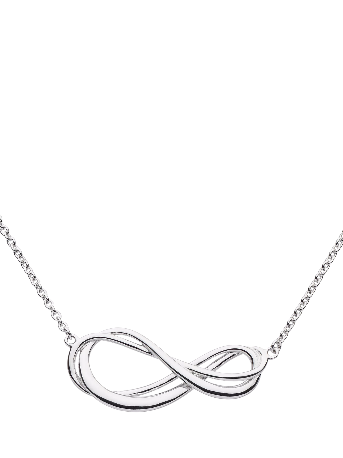 Kit Heath Infinity Pendant Necklace in silver (British brand)