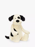 Jellycat Bashful Puppy soft toy black cream, UK version