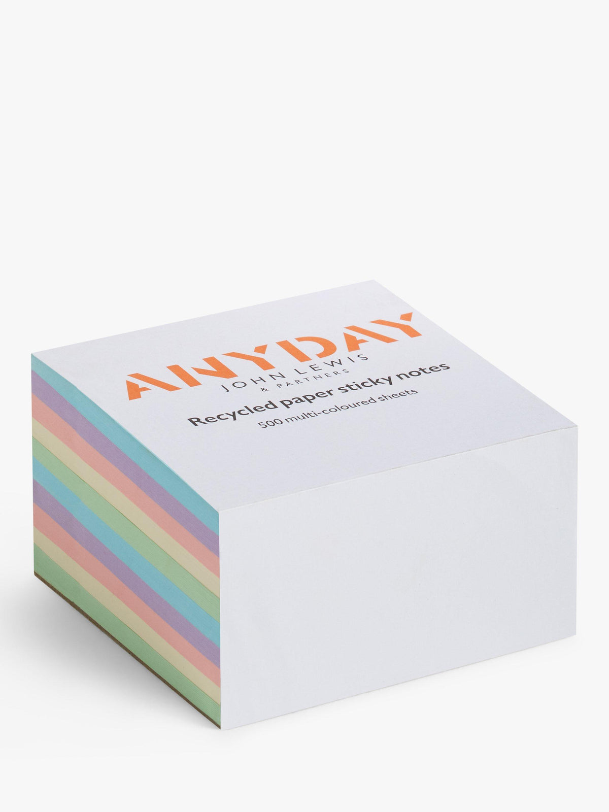 Sticky Notes Block with 500 Multi-Coloured Sheets