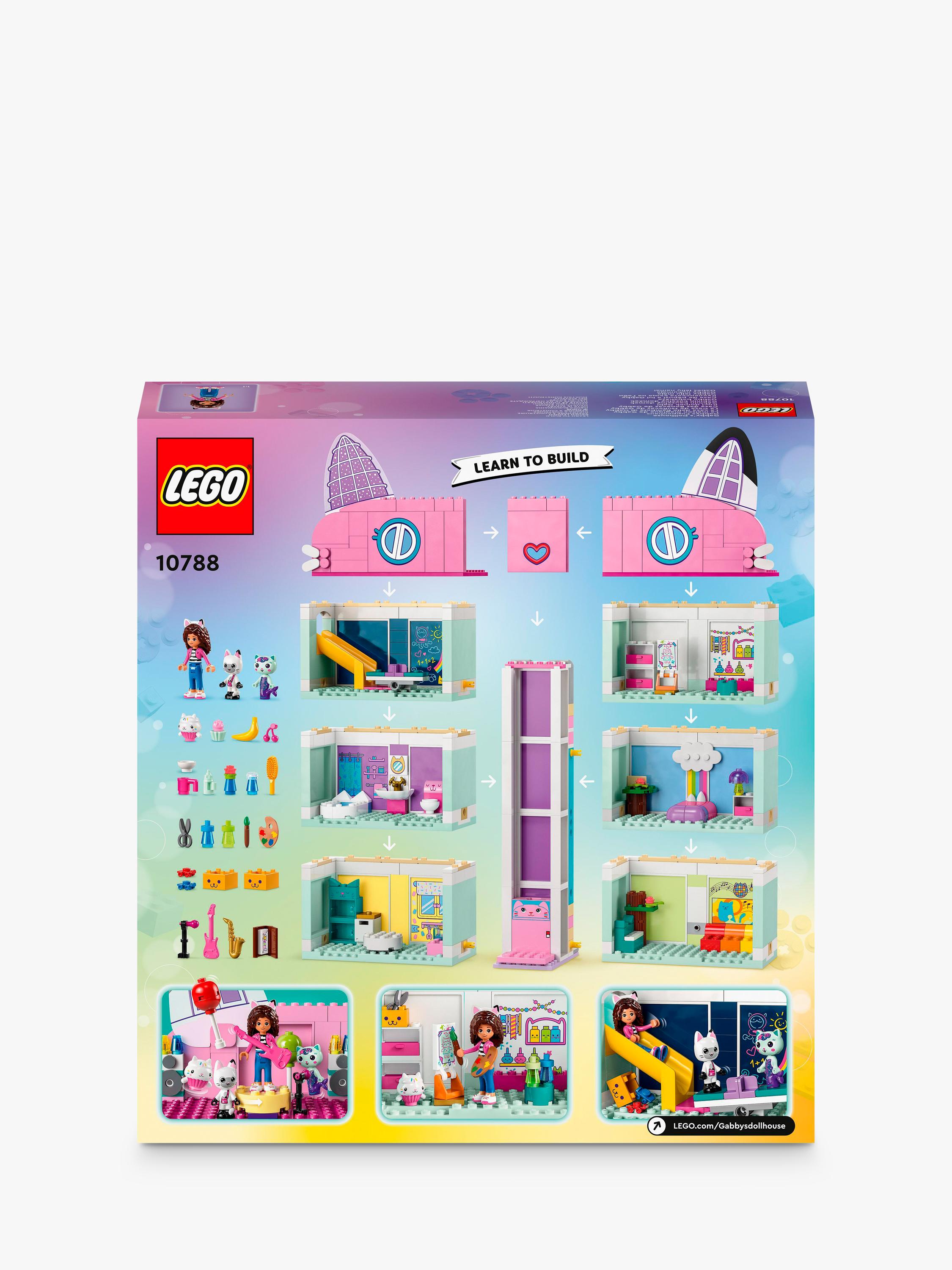 Lego Gabby's Dollhouse playset with 4 figures, UK version