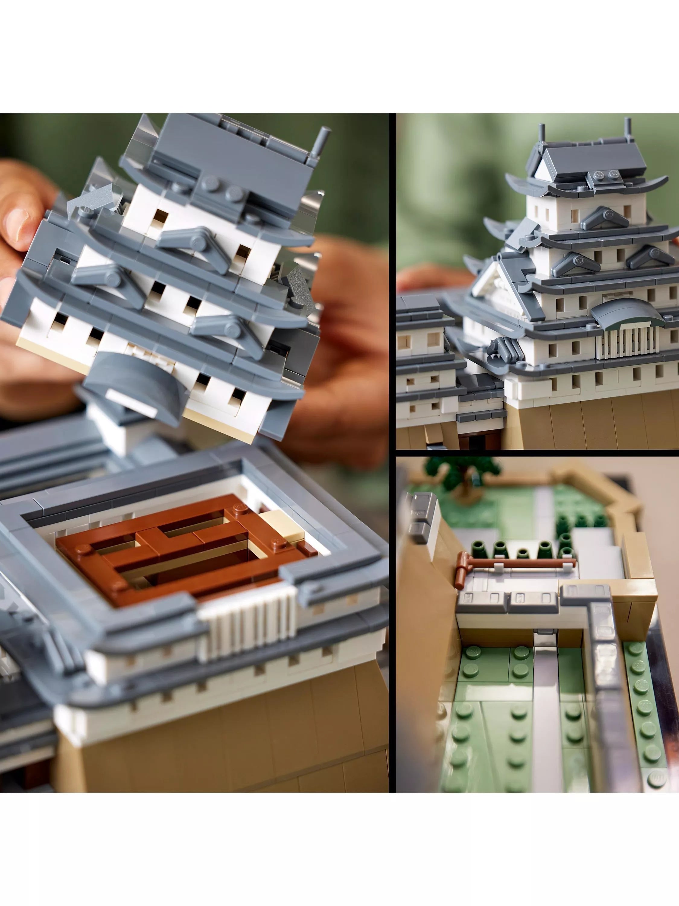 LEGO architectural model building set of Himeji Castle for adults with 2125 pieces, UK version