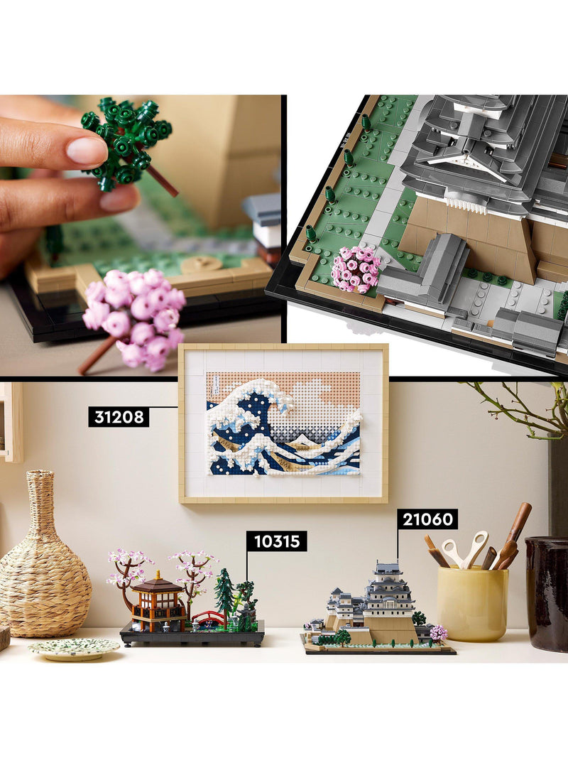 LEGO architectural model building set of Himeji Castle for adults with 2125 pieces, UK version
