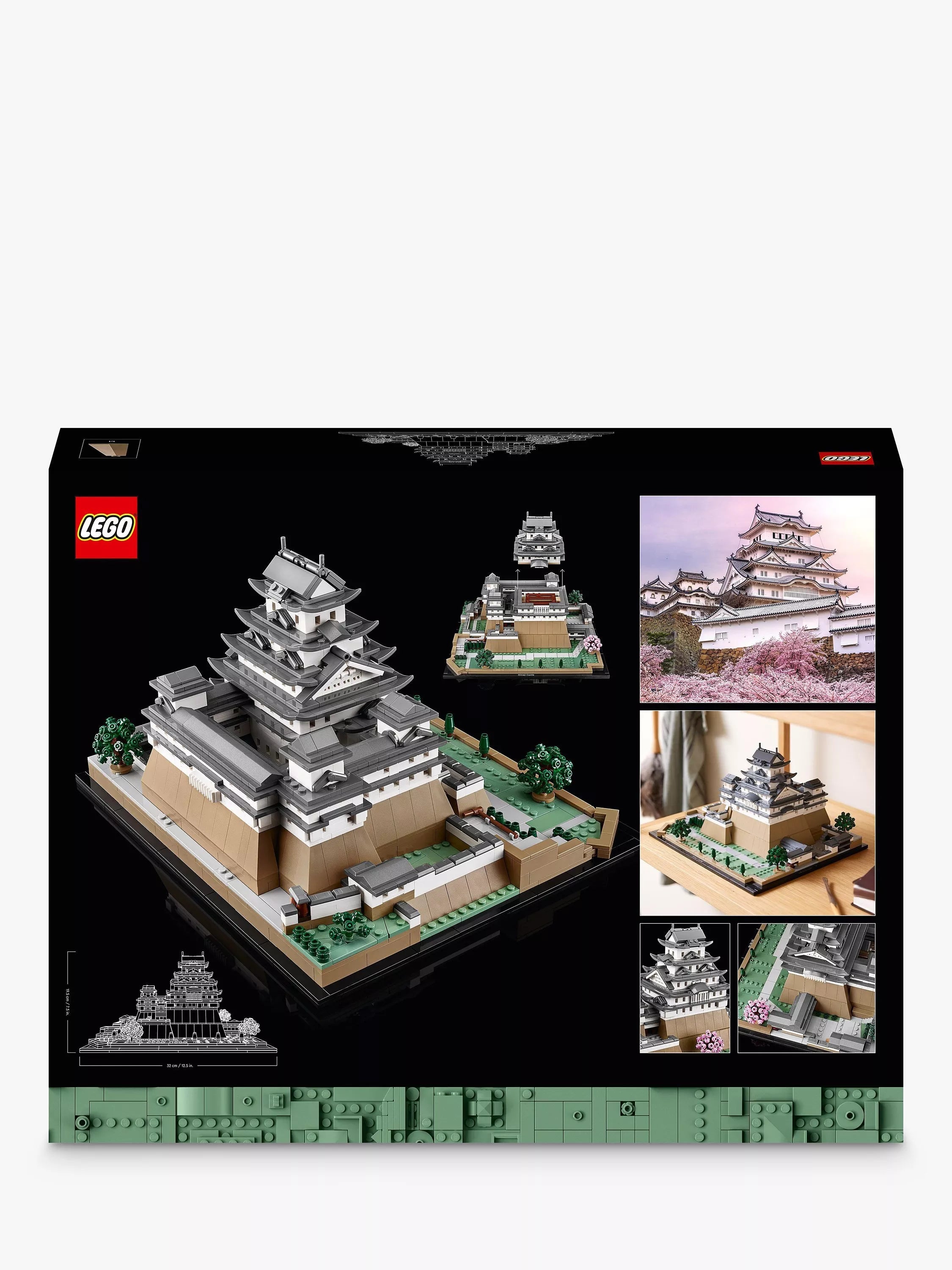 LEGO architectural model building set of Himeji Castle for adults with 2125 pieces, UK version