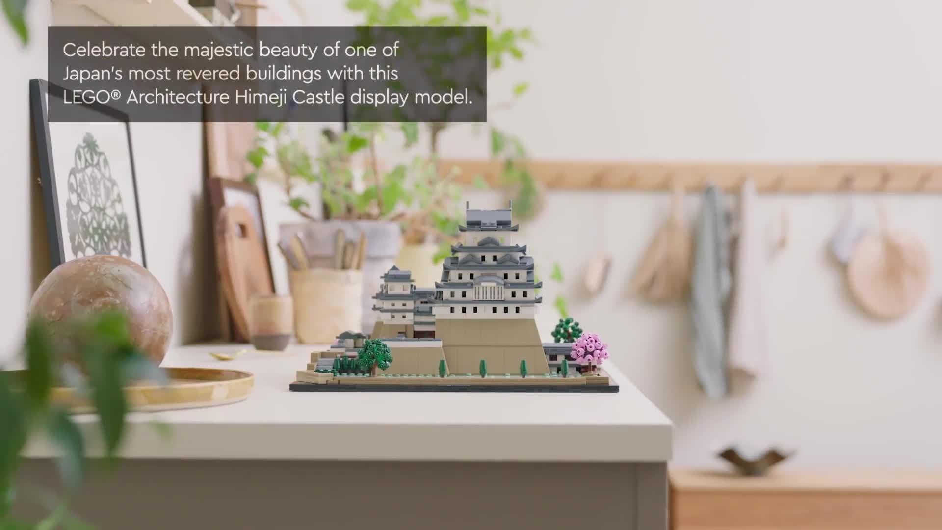 LEGO architectural model building set of Himeji Castle for adults with 2125 pieces, UK version