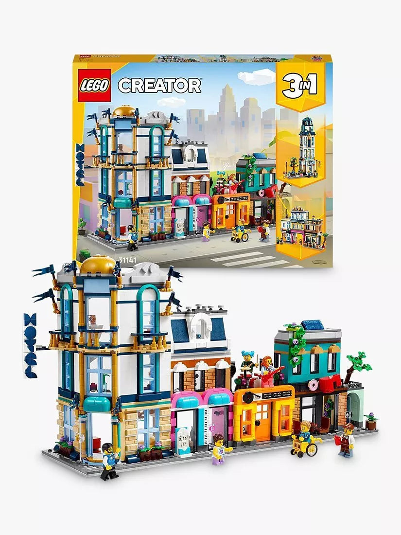 LEGO Creator Main Street Building Set 1459 Pieces, UK version