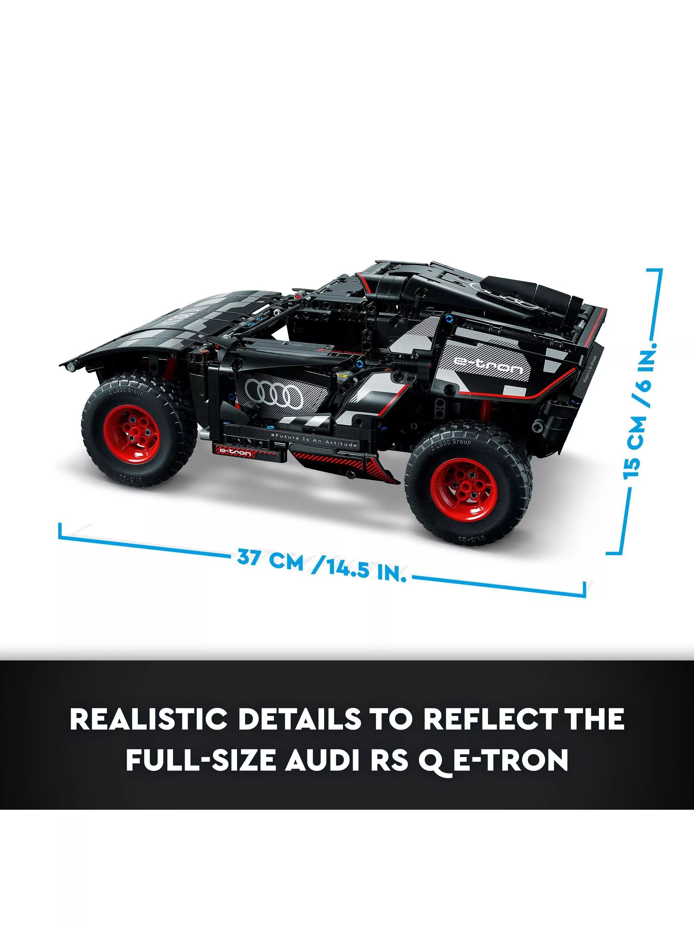 LEGO Technic Audi RS Q e-tron remote control car toy, UK version