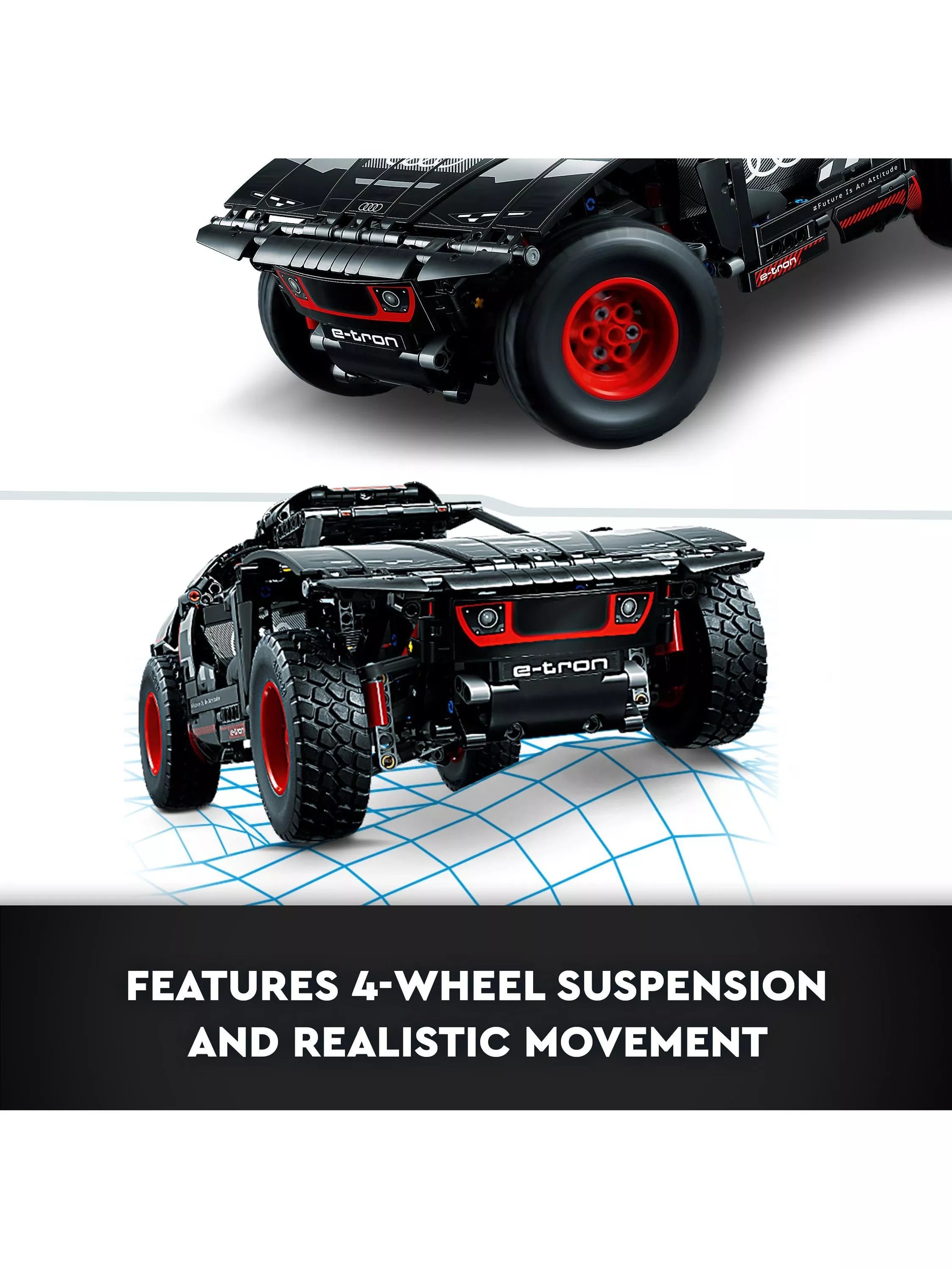 LEGO Technic Audi RS Q e-tron remote control car toy, UK version