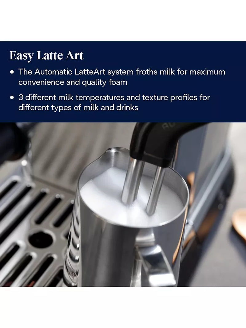 De'Longhi Dedica Maestro Plus silver coffee machine - British product
