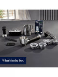 De'Longhi Dedica Maestro Plus silver coffee machine - British product