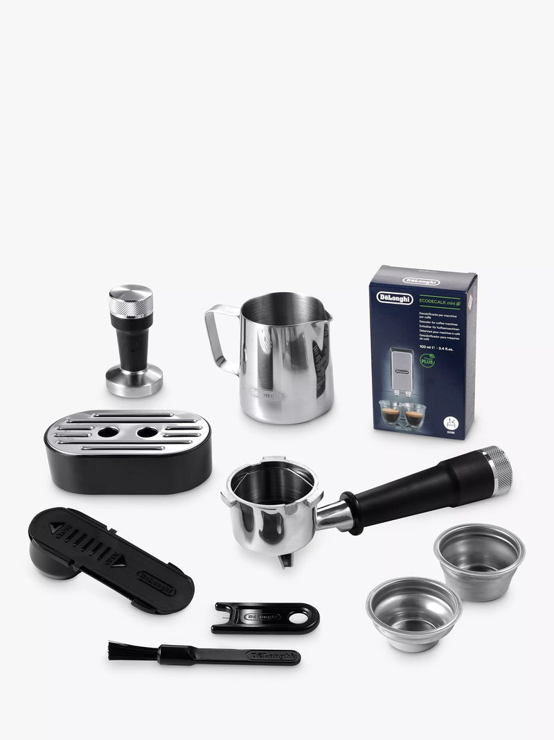 De'Longhi Dedica Maestro Plus silver coffee machine - British product