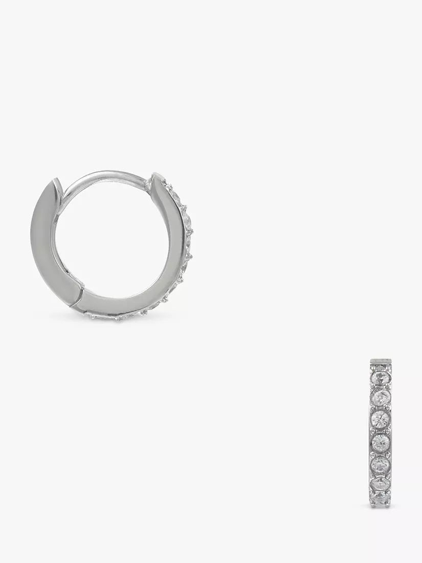Orelia LUXE Pavé Creolen Zirkonia (britische Marke)