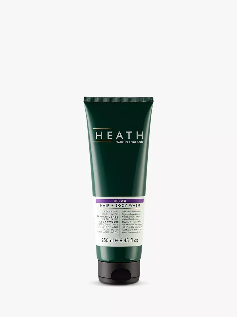 Heath Relax Hair & Body Wash 250ml, UK version