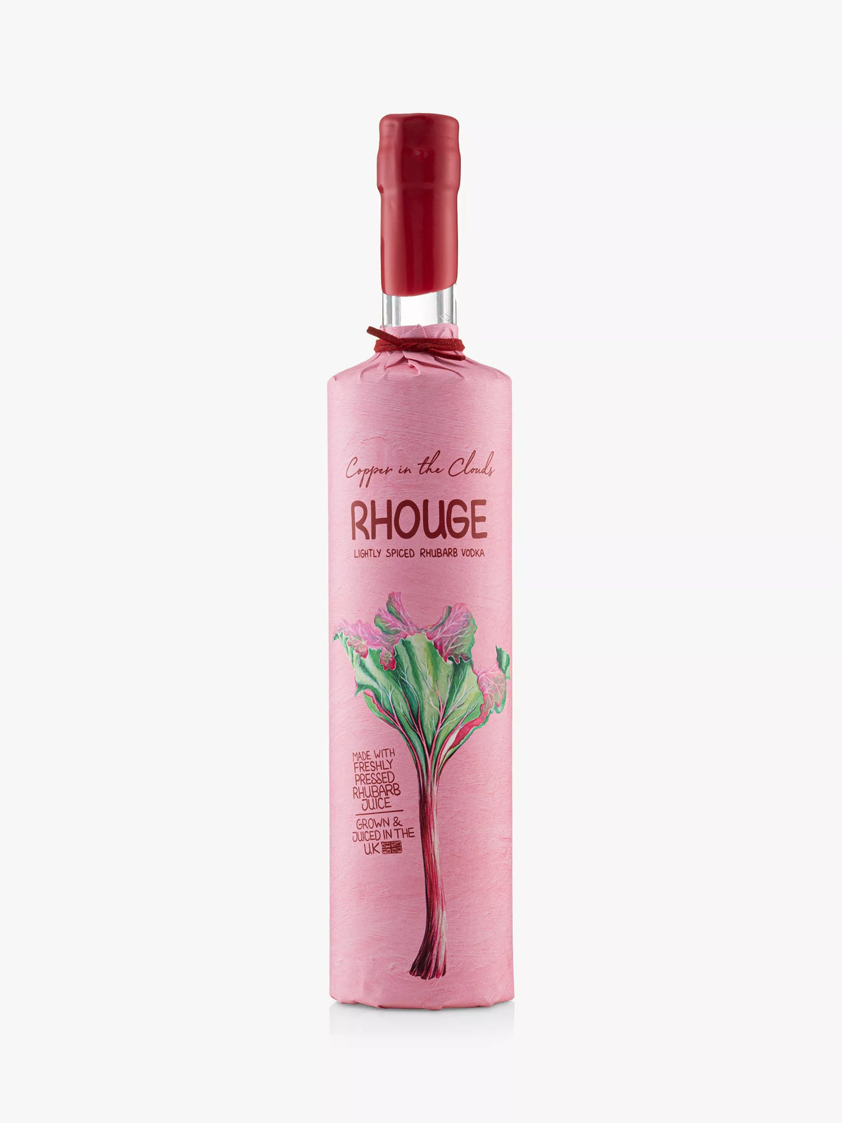 Vodka à la rhubarbe Copper in the Clouds Rhouge, 70cl