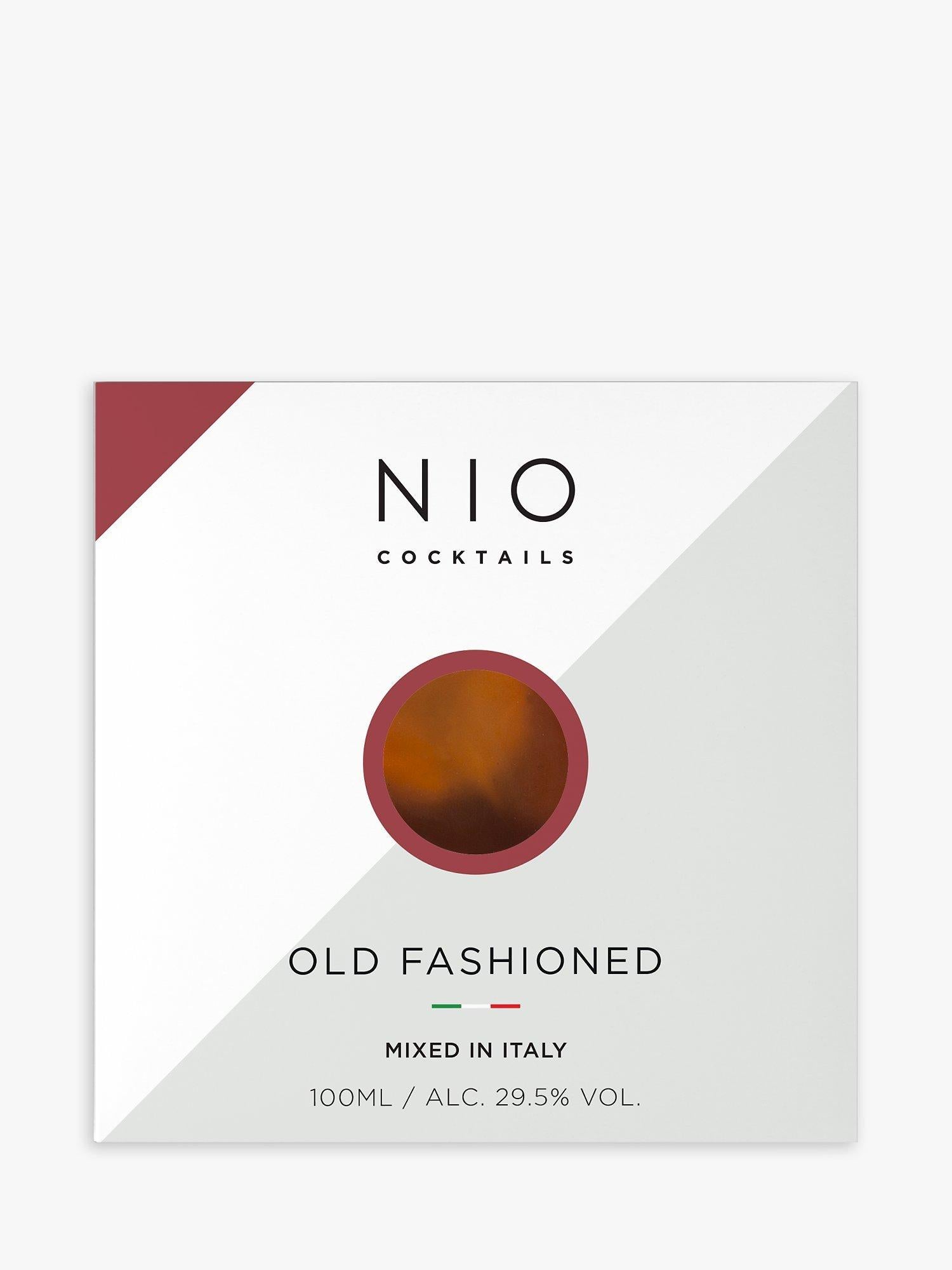 NIO Cocktails Old Fashioned cocktail 10cl, imported from the UK