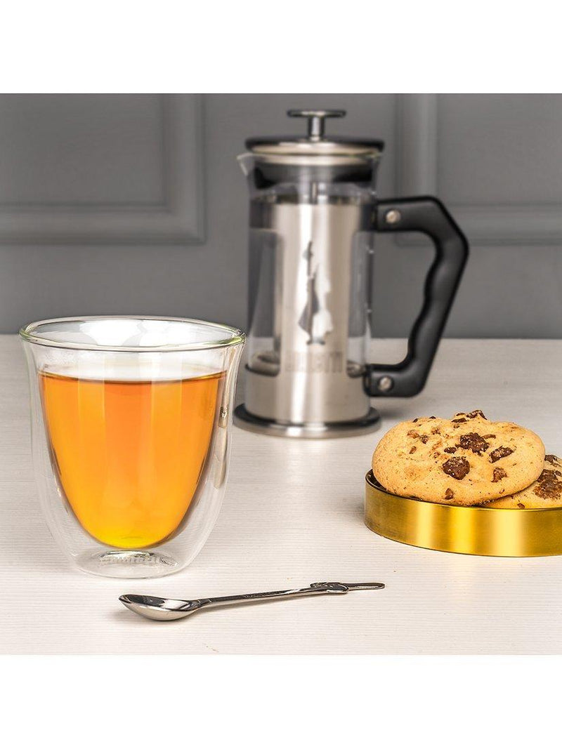 Bialetti double walled coffee glasses 200ml clear, imported from the UK