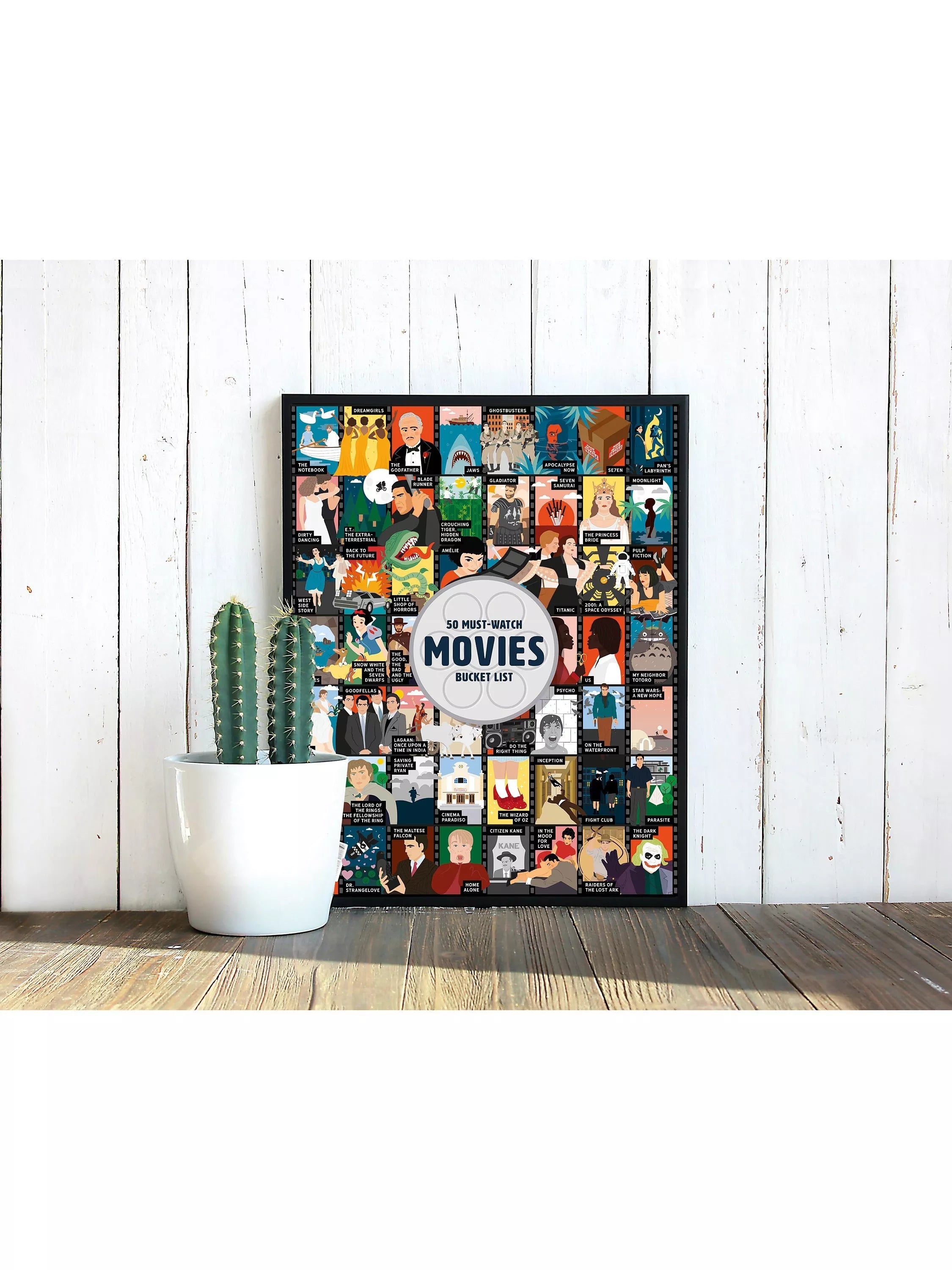 Ridley's 50 Must-Watch Movies Jigsaw Puzzle with 1000 pieces, imported from the UK