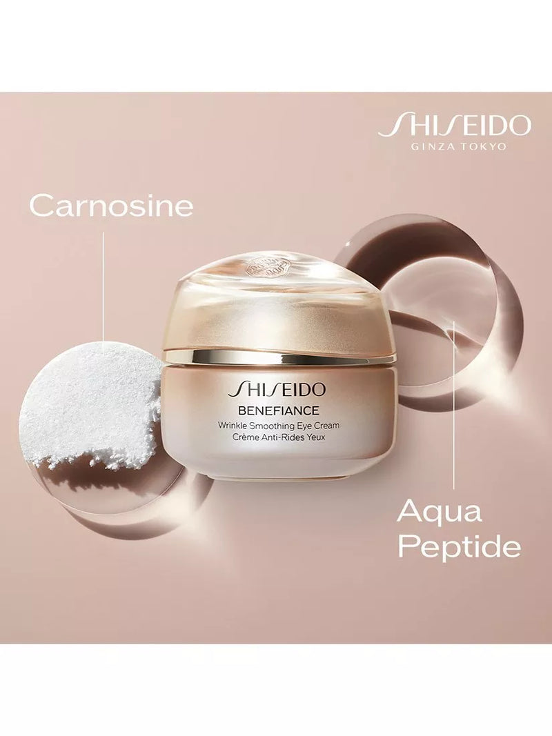 Shiseido Benefiance Wrinkle Smoothing Eye Cream 15ml (British brand)