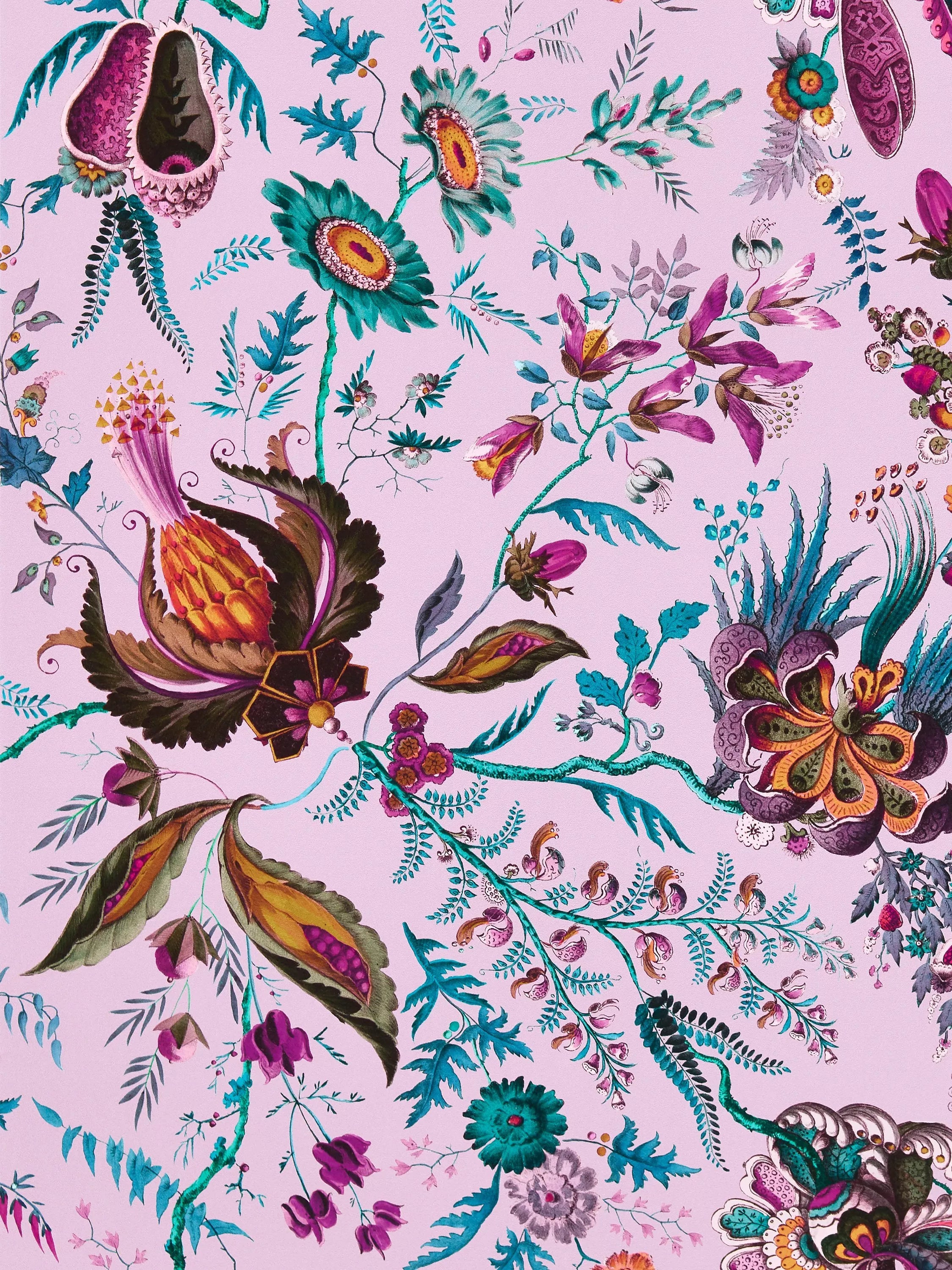 Harlequin Sophie Robinson Wonderland Blomstertapet 10,05m x 68,5cm