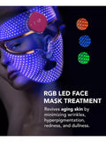FOREO LED anti-ageing face mask with red, green, and blue light therapy - British product