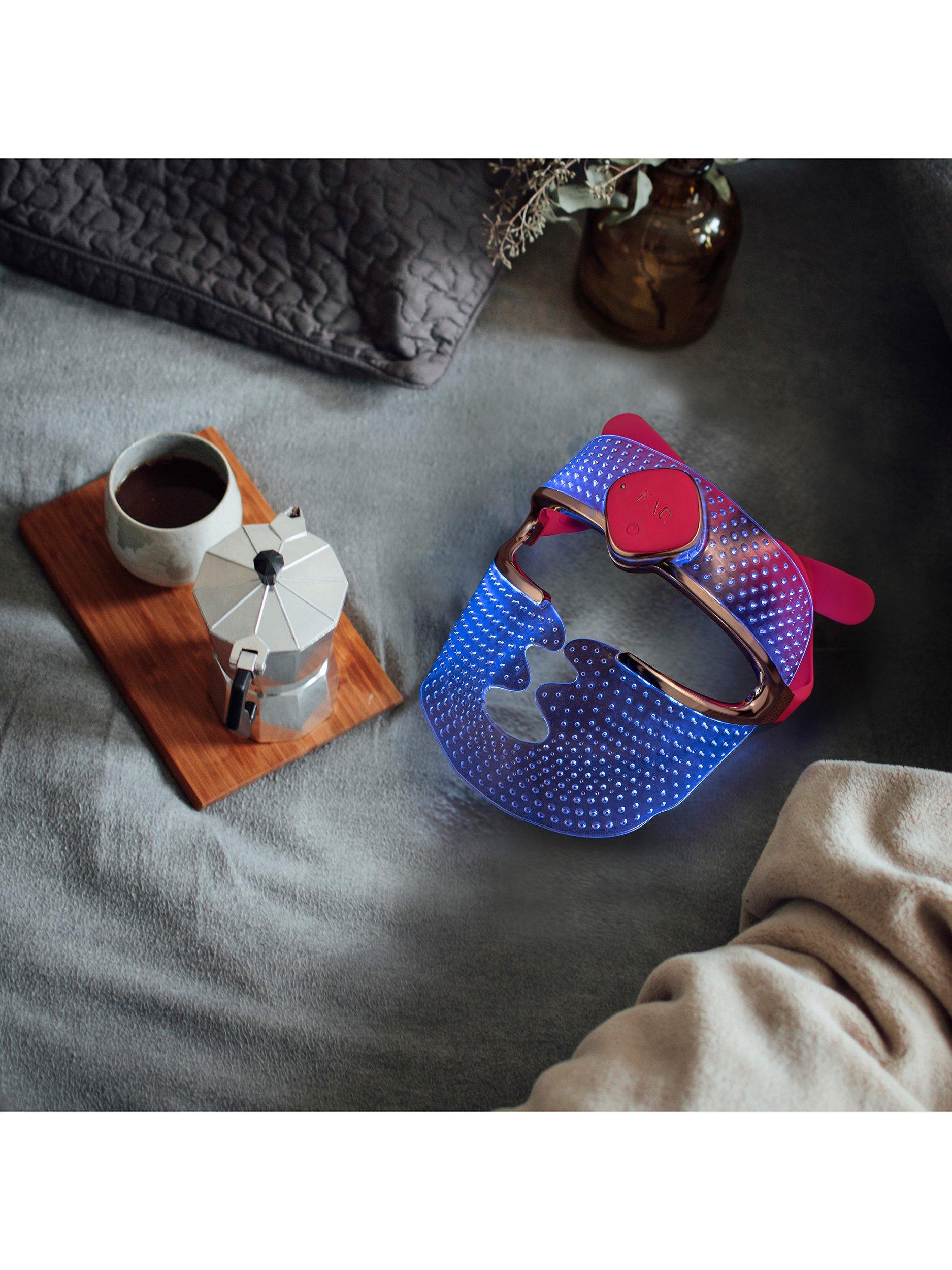 FOREO LED anti-ageing face mask with red, green, and blue light therapy - British product