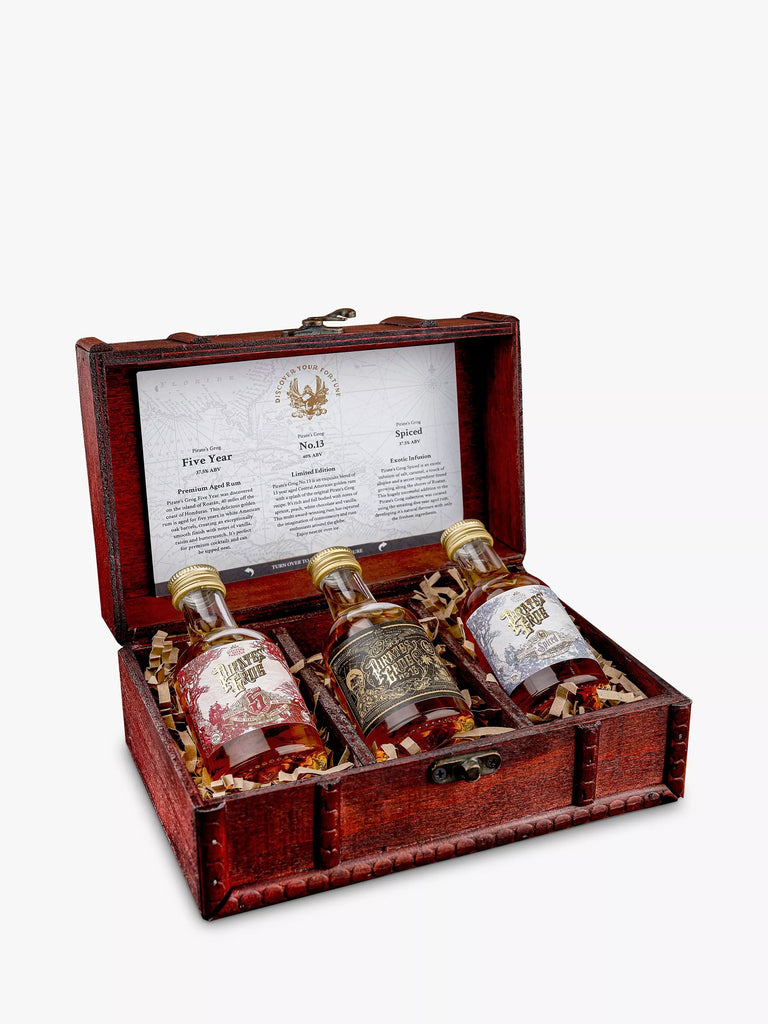 Pirate's Grog Rum Chest, 3x 5cl