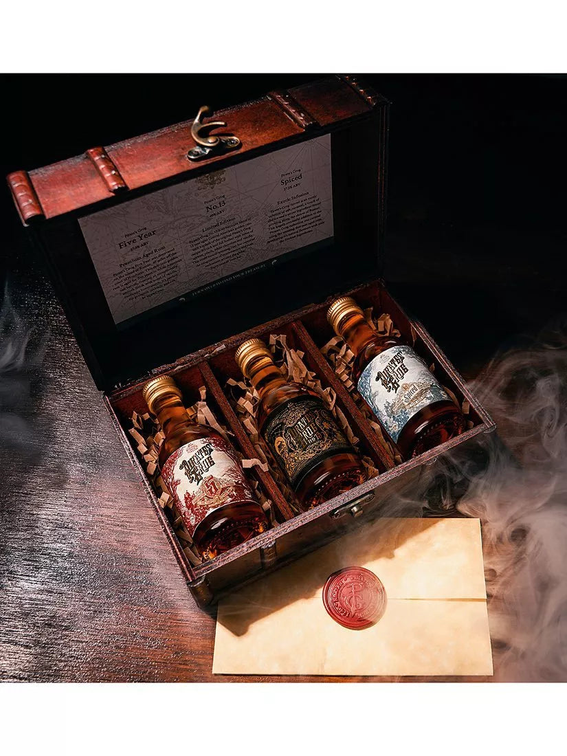 Pirate's Grog rum miniature gift set 3x 5cl, imported from the UK