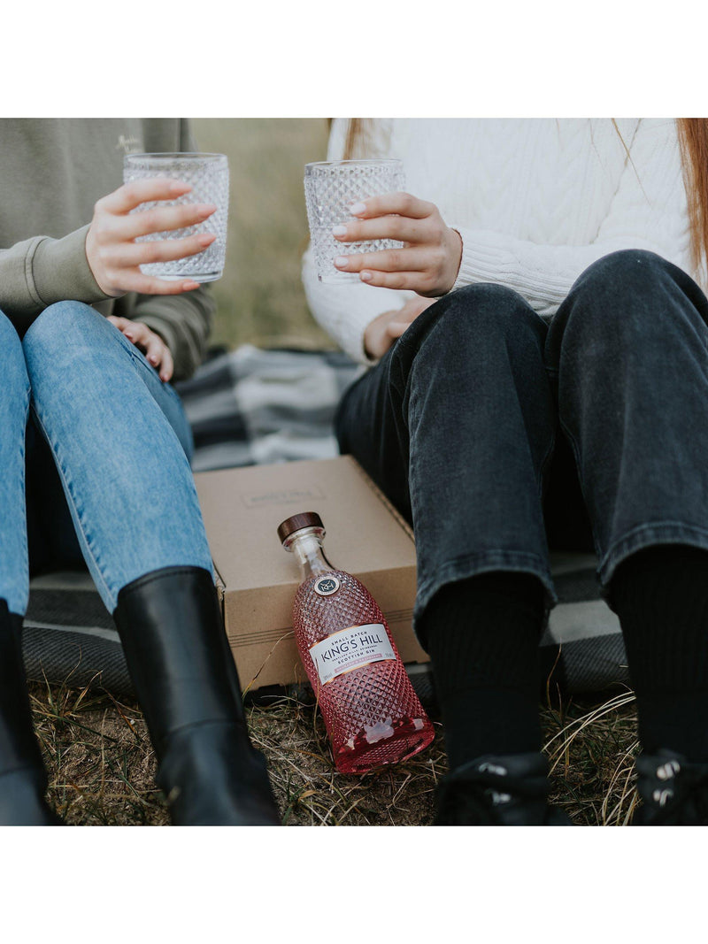 Kings Hill rhubarb and raspberry flavoured gin 70cl, UK version