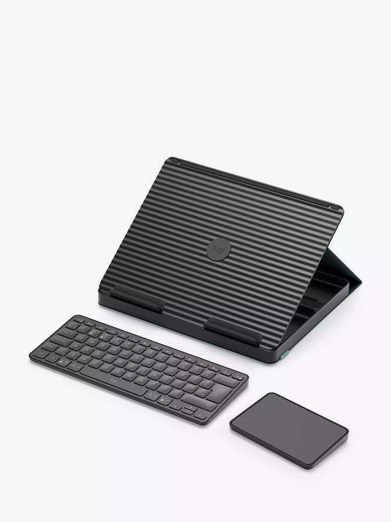 Logitech Casa Pop-Up Desk with Wireless Keyboard & Touchpad