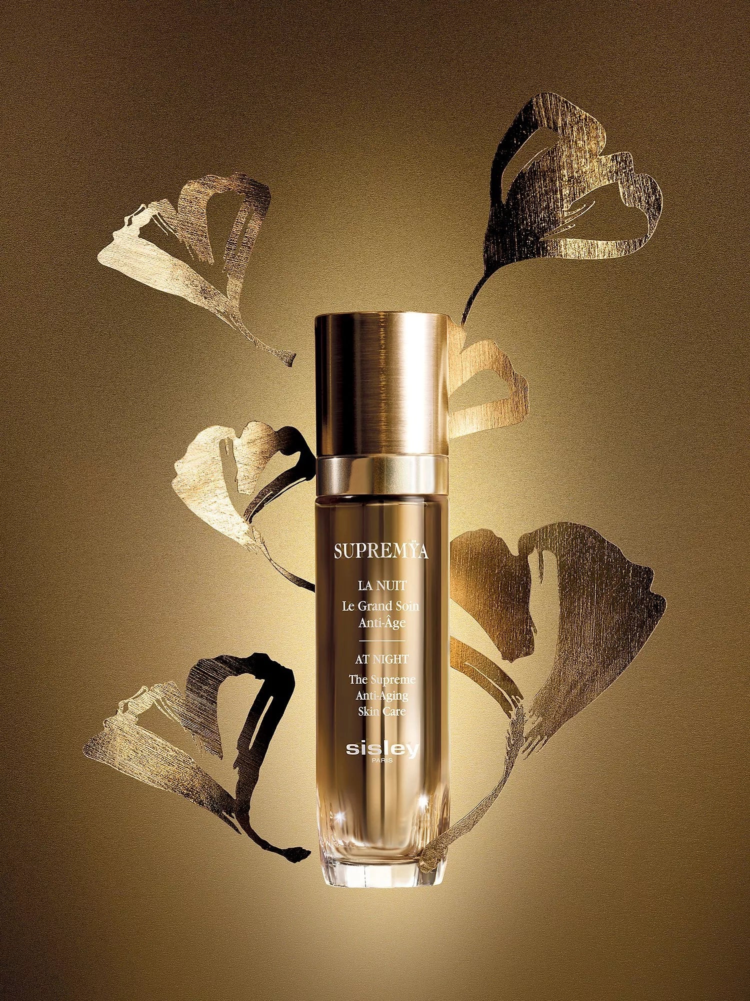Sisley-Paris Supremÿa At Night anti-ageing fluid 50ml, imported from the UK