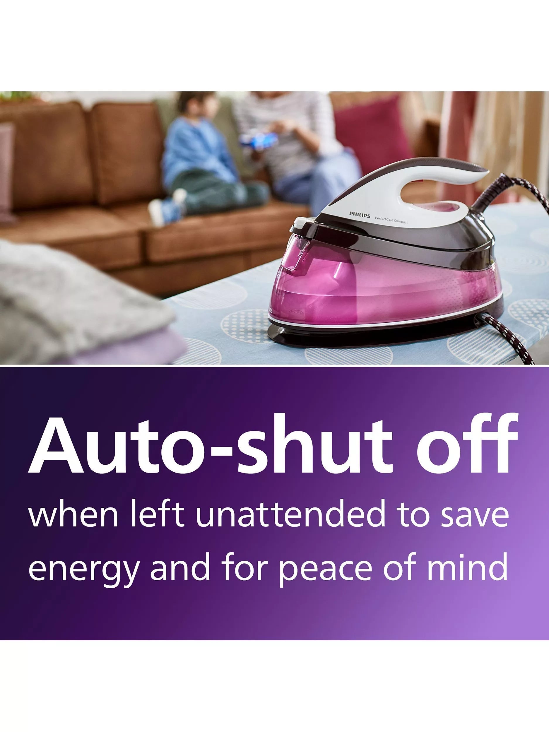 Philips PerfectCare compact steam generator iron rose, imported from the UK